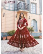 Myrie Present Flairy Vol 3 Rayon Printed Gown