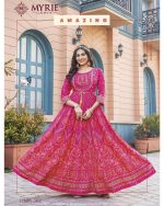 Myrie Present Flairy Vol 3 Rayon Printed Gown