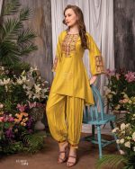 Anju Fabrics Present New Catalog Fusion Vol 3 Readymade Kurti With Afghani Pent