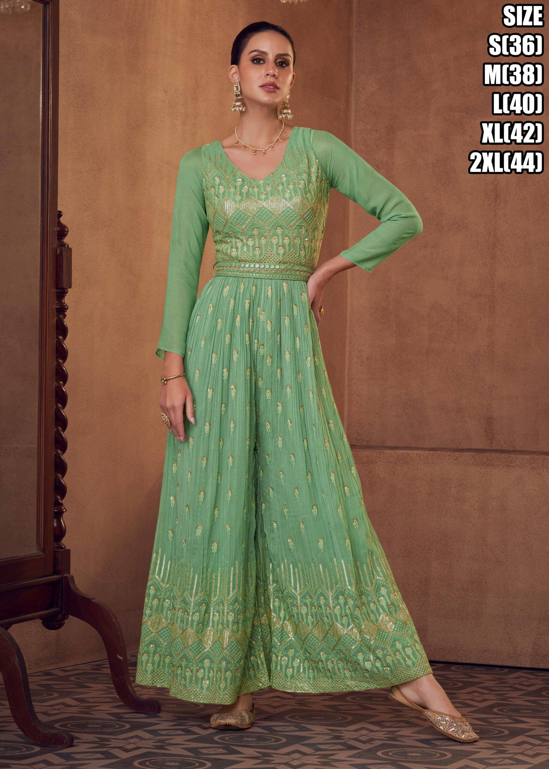 Exclusive Premium Quality Designer Luxury Fancy Most Stylish Readymade Nayra Cut And Jump Suits Collections