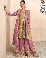Gulkariya Present Preet Ready To Wear Embroidery Sharara Shalwar Suit