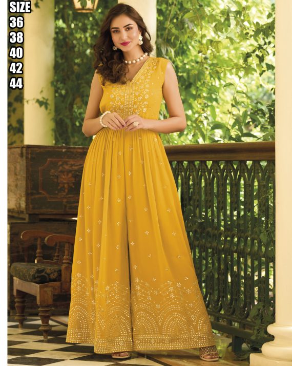 Partywear Readymade Georgette Jump Suit