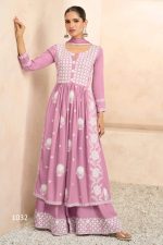 Heavy Rayon Lakhnavi Work Kurti With Dupatta N Nazmin Dupatta