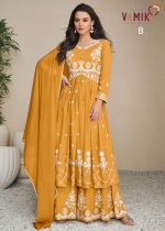 Shop the latest Lakhnavi Embroidered Kurti with Plazzo and Dupatta