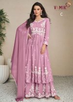 Shop the latest Lakhnavi Embroidered Kurti with Plazzo and Dupatta