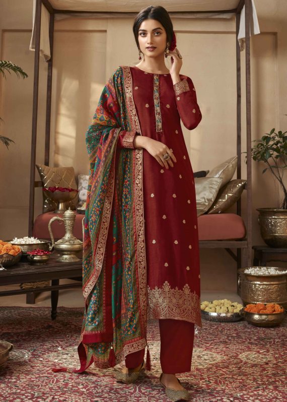 LT Fabrics Nitya Nayaab Exclusive Dola Jacquard Salwar Suit Catalog