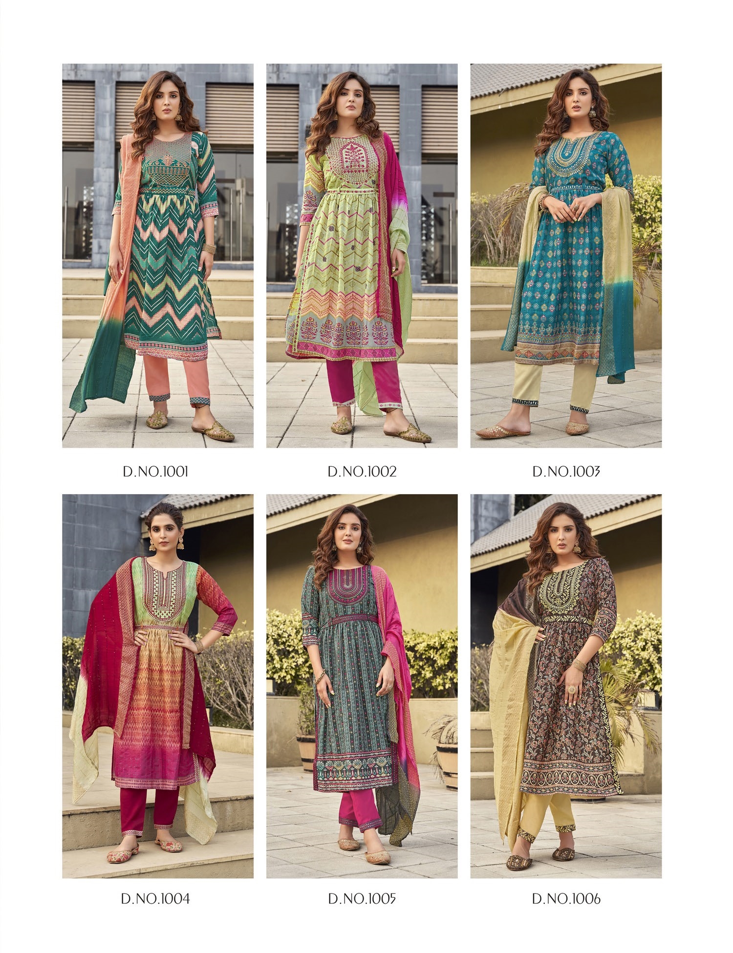 Parra Studio Libas Nayra Cut Vol 1 Muslin Fancy Designer Kurti  Set