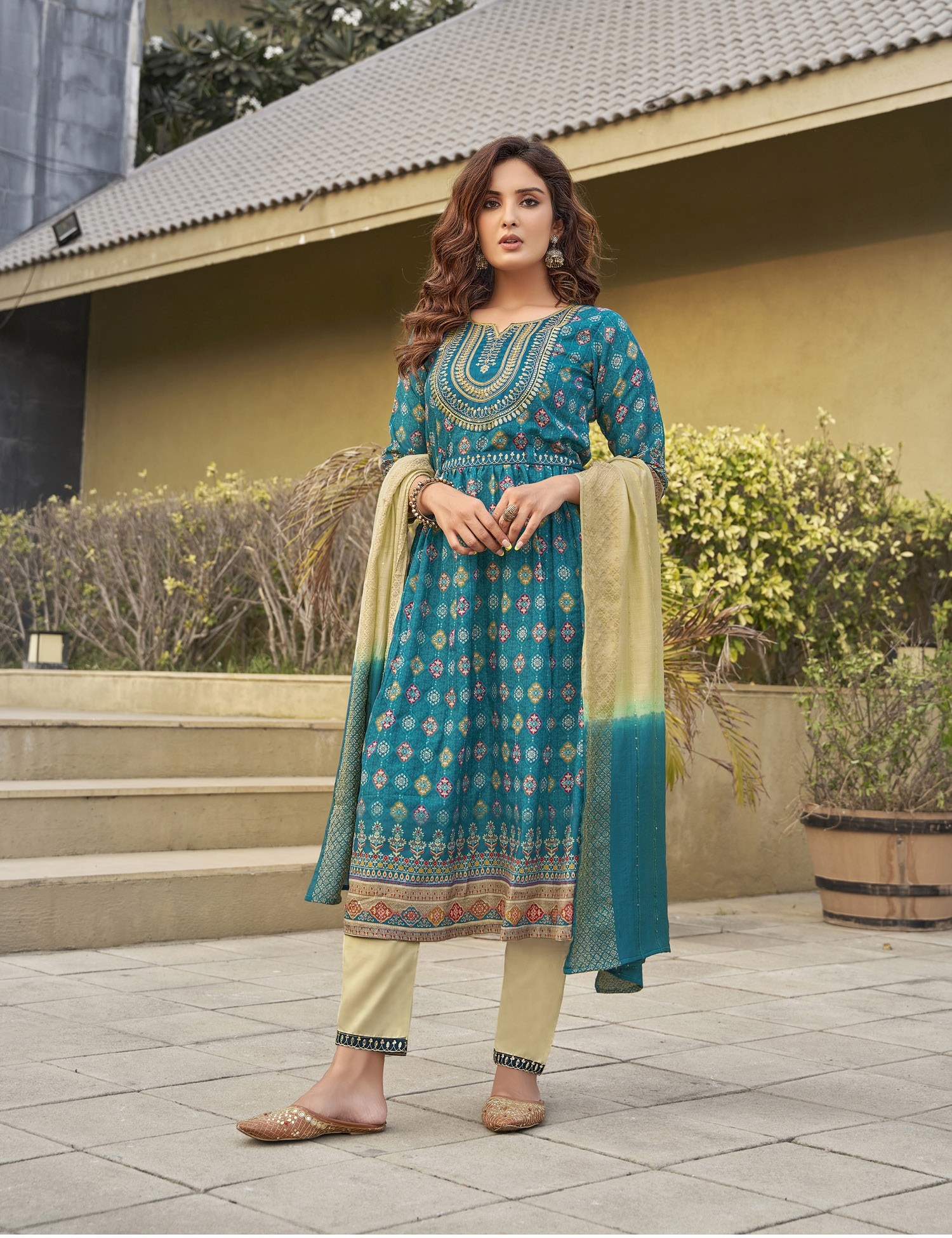 Parra Studio Libas Nayra Cut Vol 1 Muslin Fancy Designer Kurti  Set