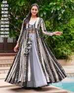 Ready to Wear Three Piece Koti Style Indowestern Suits For Women And Girls