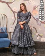 Women's Ready To Wear Heavy Georgette Digital Print Anarkali Kurti Set