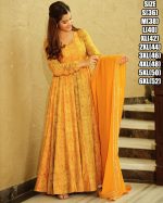 Women's Ready To Wear Heavy Georgette Digital Printed Gown With Dupatta