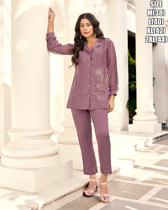 Viscose Organza Handwork Premium Stitched Cord Set Perfect Blend of Comfort and Chic for Unforgettable Celebrations