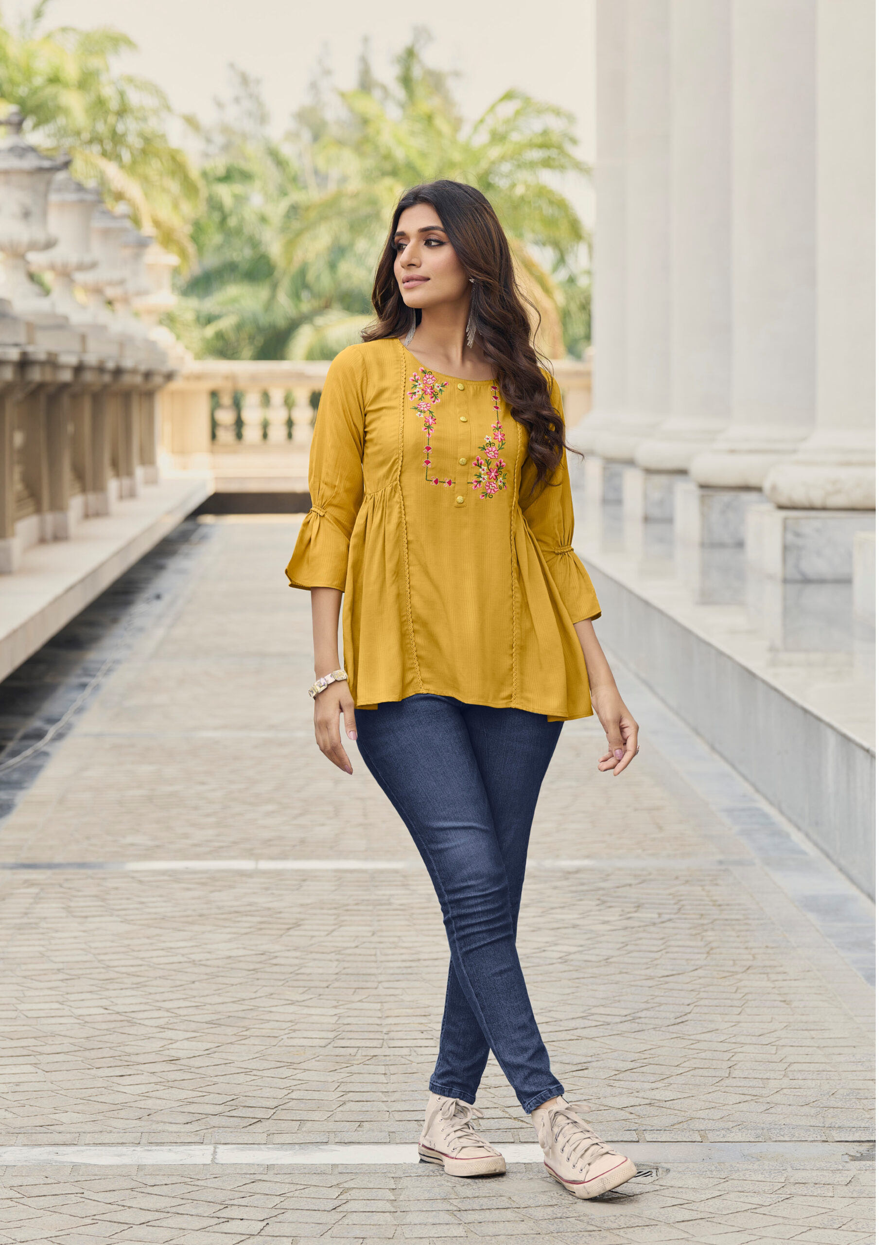 Lily & Lali Melody Vol 2 Readymade Exclusive Viscose Rayon Girls Tops Collection