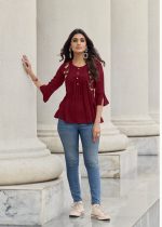Lily & Lali Melody Vol 2 Readymade Exclusive Viscose Rayon Girls Tops Collection