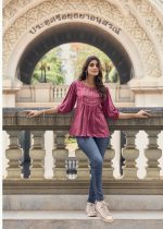 Lily & Lali Melody Vol 2 Readymade Exclusive Viscose Rayon Girls Tops Collection