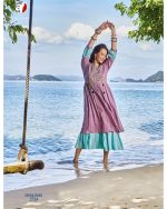 Anju Fabrics Present Memories col 3 Summer Collection Gown