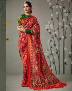 Step Into A World Of Artistry And Culture With Our Exquisite Patan Patola Saree, Crafted From Luxurious Soft Tusser Silk. 😍 The Intricate Craftsmanship Of These Sarees Reflects A Legacy That Spans Generations