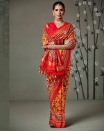 Step Into A World Of Artistry And Culture With Our Exquisite Patan Patola Saree, Crafted From Luxurious Soft Tusser Silk. 😍 The Intricate Craftsmanship Of These Sarees Reflects A Legacy That Spans Generations