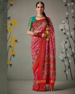 Step Into A World Of Artistry And Culture With Our Exquisite Patan Patola Saree, Crafted From Luxurious Soft Tusser Silk. 😍 The Intricate Craftsmanship Of These Sarees Reflects A Legacy That Spans Generations