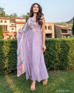 Center Slit & High Slit Kurta Pent With Dupatta