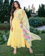 Center Slit & High Slit Kurta Pent With Dupatta