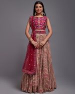 Best Party Wear Lehenga Designs Semi Stitched 100% Viscose Lehenga Set With Thread Sequins Embroidery Work, Perfect For Your Special Occasion Outfits