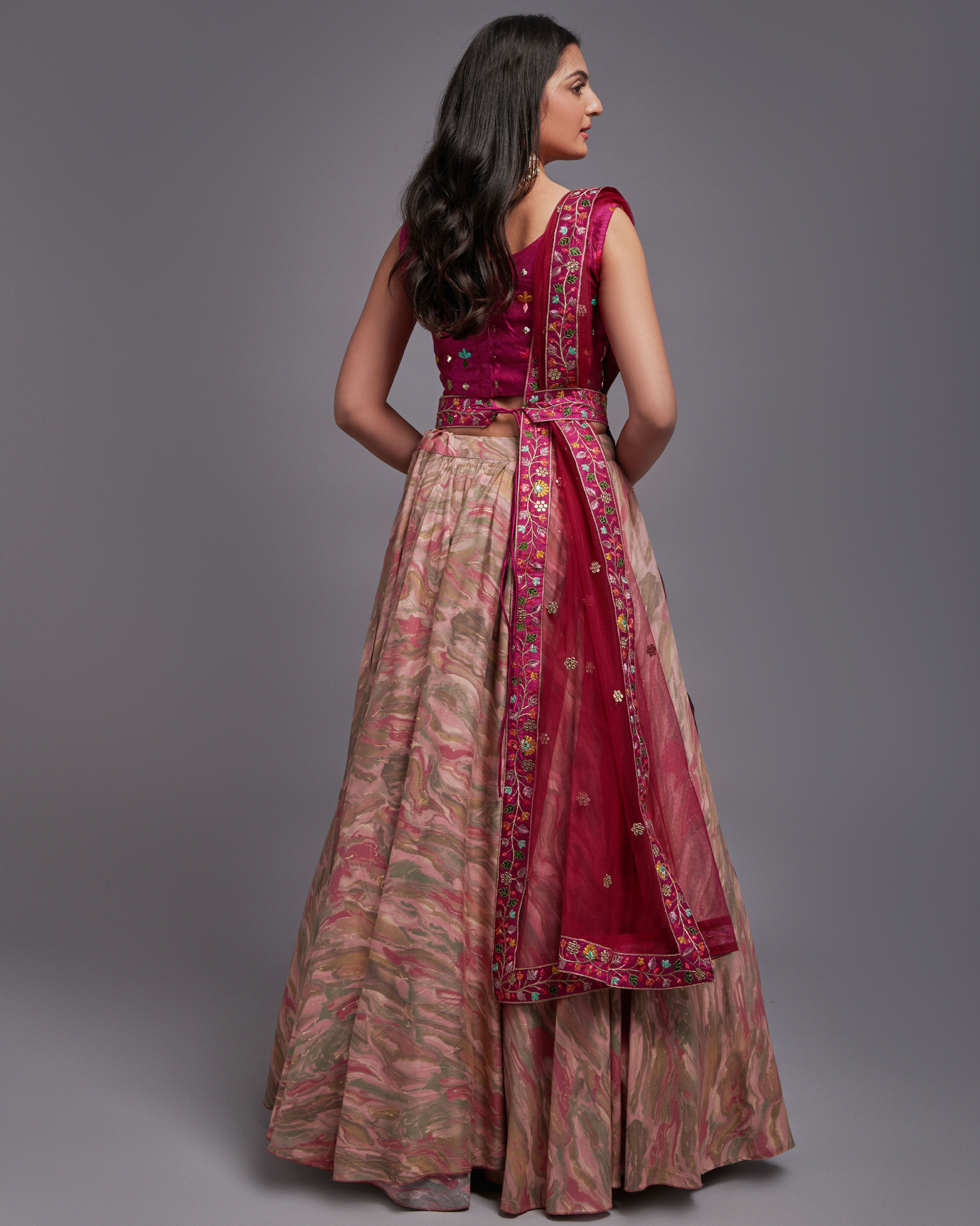 Best Party Wear Lehenga Designs Semi Stitched 100% Viscose Lehenga Set With Thread Sequins Embroidery Work, Perfect For Your Special Occasion Outfits