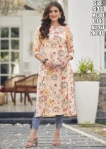 Heavy Lilen & Khatali Hand Work Rayon Kurti Collection