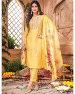 Immerse Yourself In Style With Our Stitched Viscose Kurti Set Enhanced By Beautiful Knots And Handwork Perfect For Effortless Party Elegance