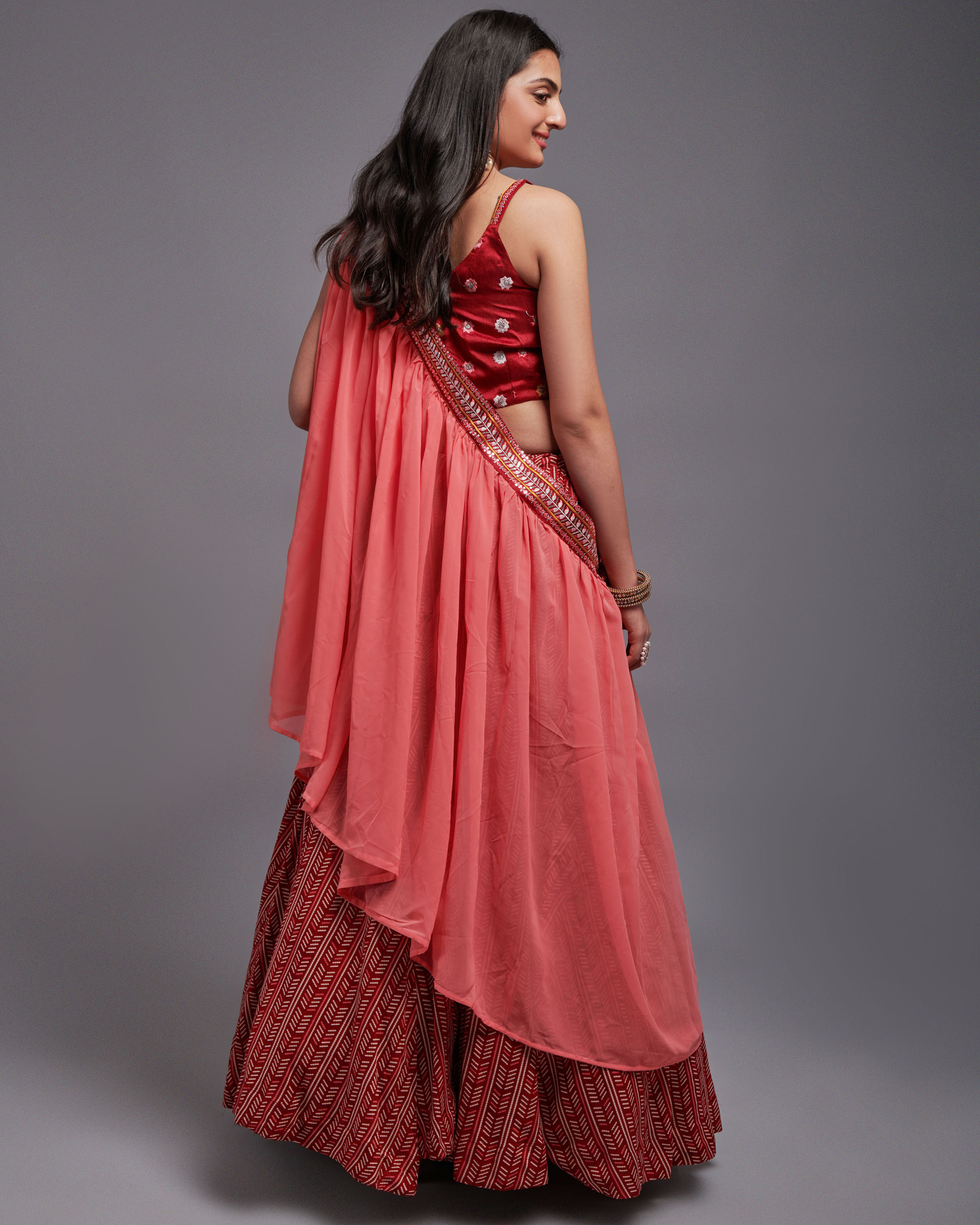 New Trending Party Wear Lehenga Semi Stitched 100% Viscose Lehenga Set With Thread Sequins Embroidery Work, Perfect For Your Special Occasion Outfits