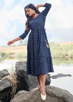 Anarkali Readymade Rayon Foil Print Kurtis