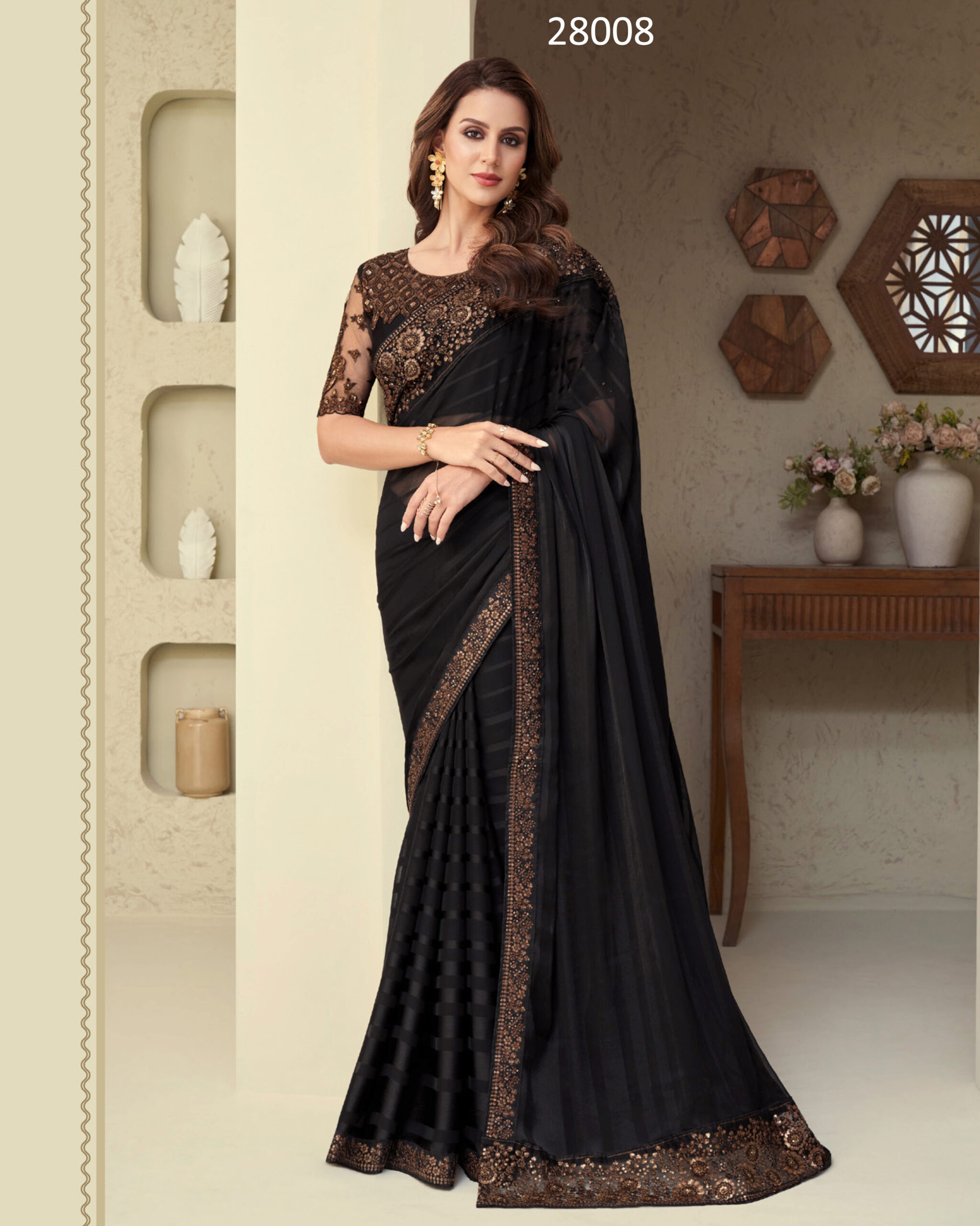 Chic & Glamorous Unveil The Allure Of Designer Partywear Sarees