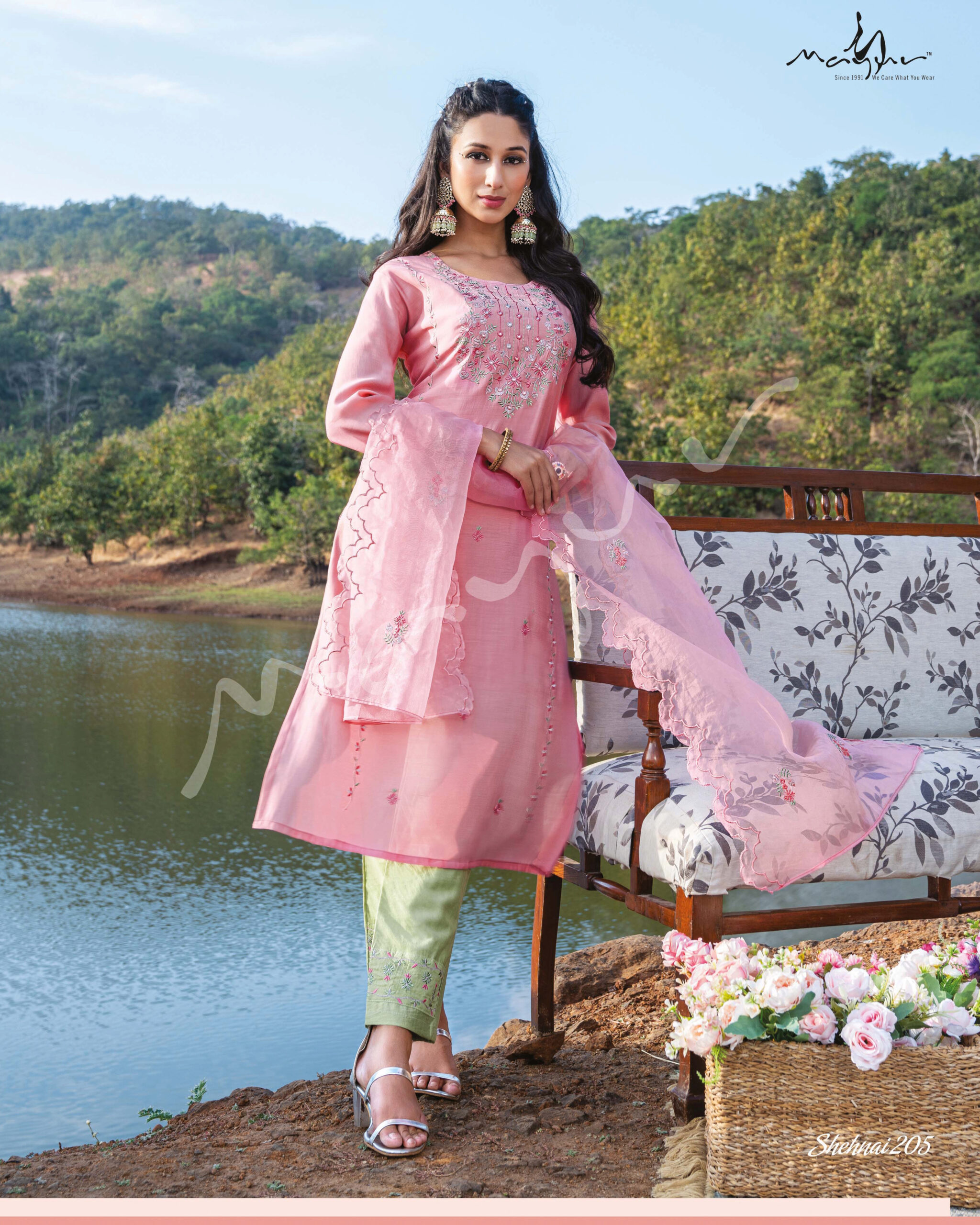 Mayur Fashion Shehnai Vol-2 Silk Festive Wear Kurti Pent Dupatta