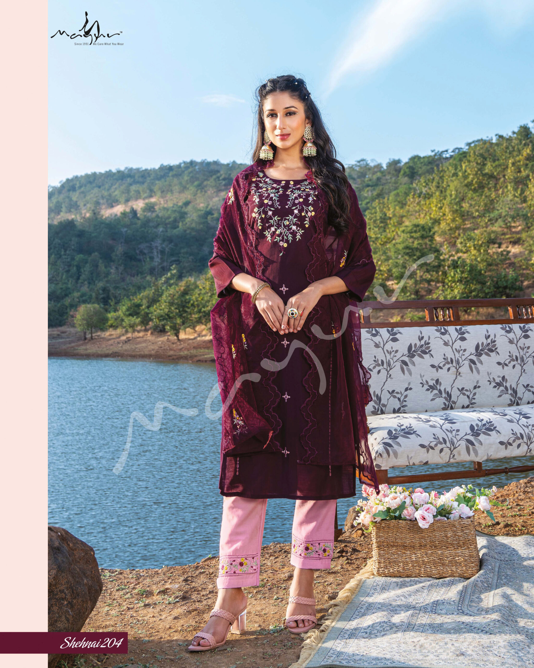 Mayur Fashion Shehnai Vol-2 Silk Festive Wear Kurti Pent Dupatta