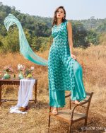 Anju Fabrics Present Nyra Cut Summer Collection Kurti Palazzo WIth Dupatta