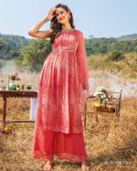 Anju Fabrics Present Nyra Cut Summer Collection Kurti Palazzo WIth Dupatta