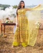 Anju Fabrics Present Nyra Cut Summer Collection Kurti Palazzo WIth Dupatta