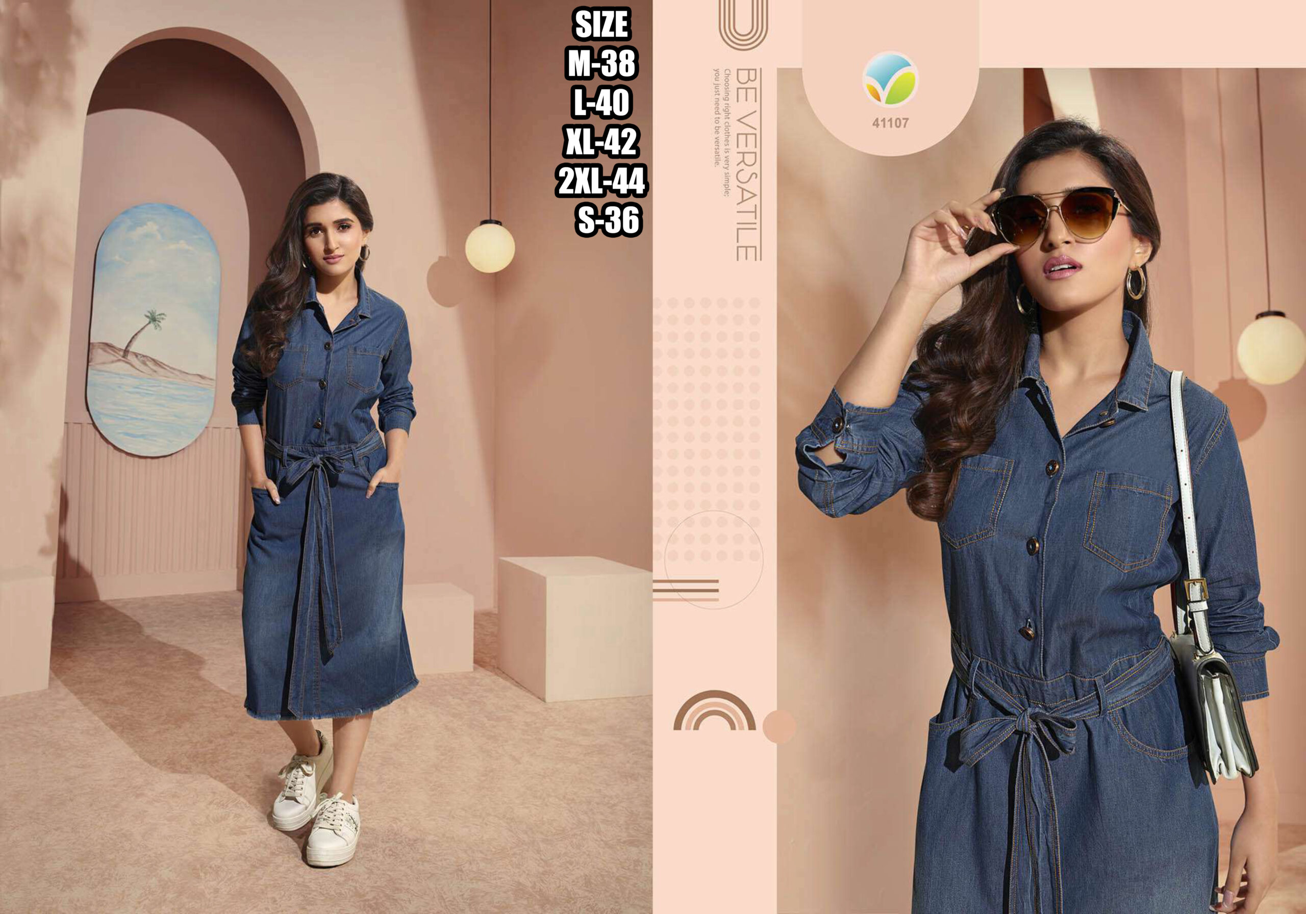 Vinay Denim Vol 3 By Tumbaa Summer Wear Denim Fancy Kurtis