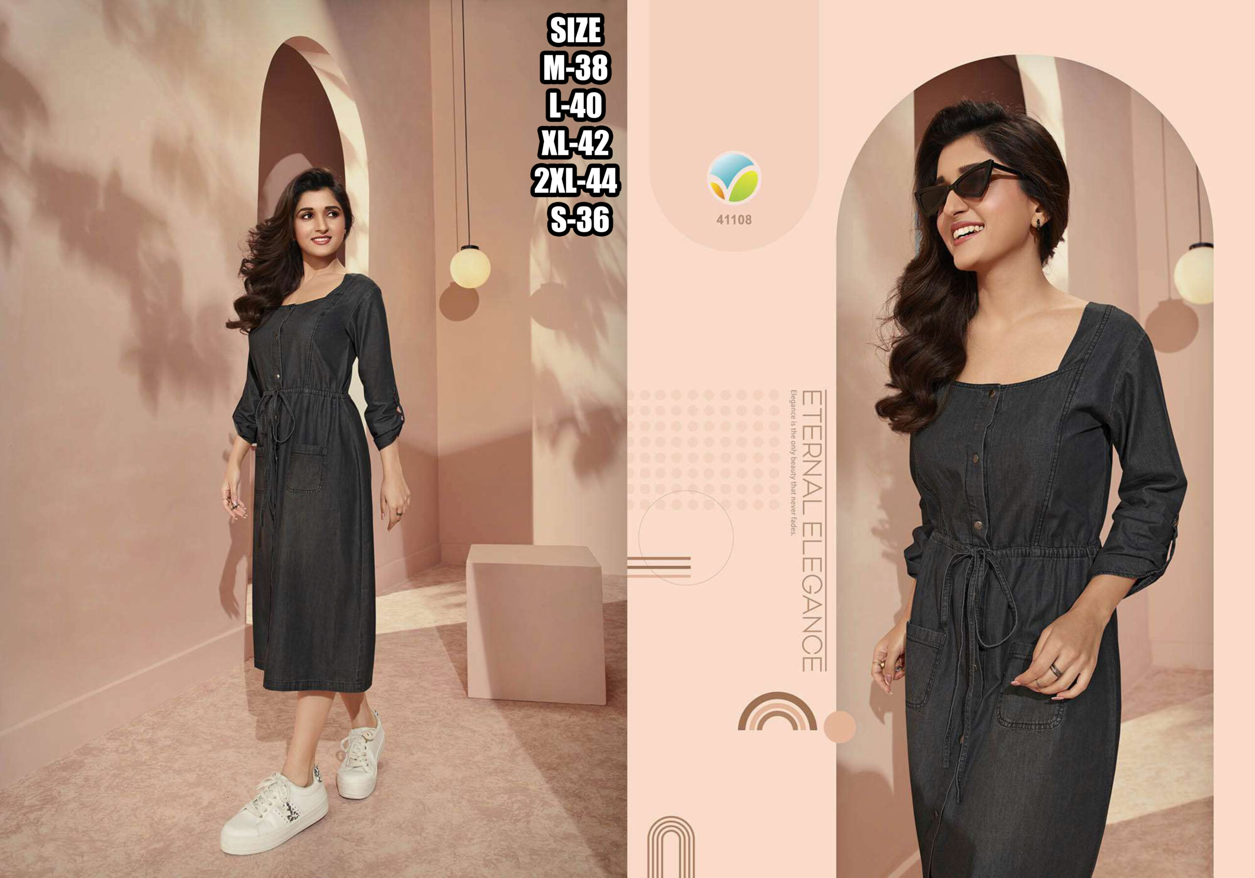 Vinay Denim Vol 3 By Tumbaa Summer Wear Denim Fancy Kurtis