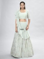 Presenting Stitched Georgette Designer Partywear Lehenga Choli Collection
