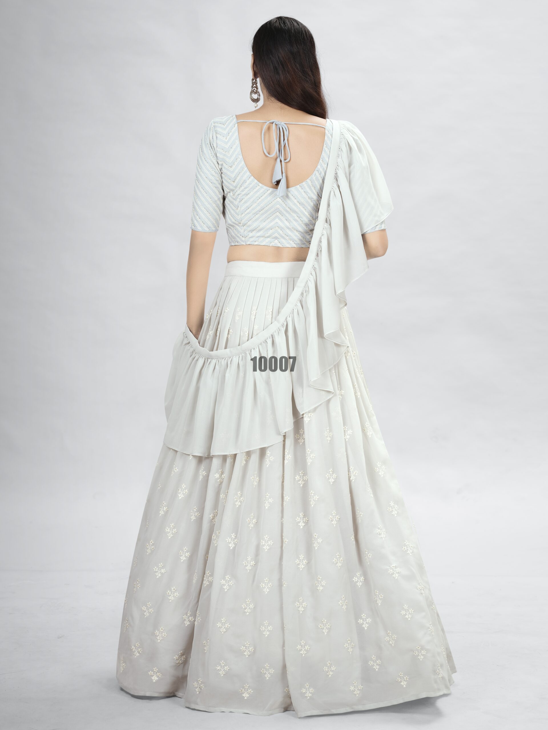 Presenting Stitched Georgette Designer Partywear Lehenga Choli Collection