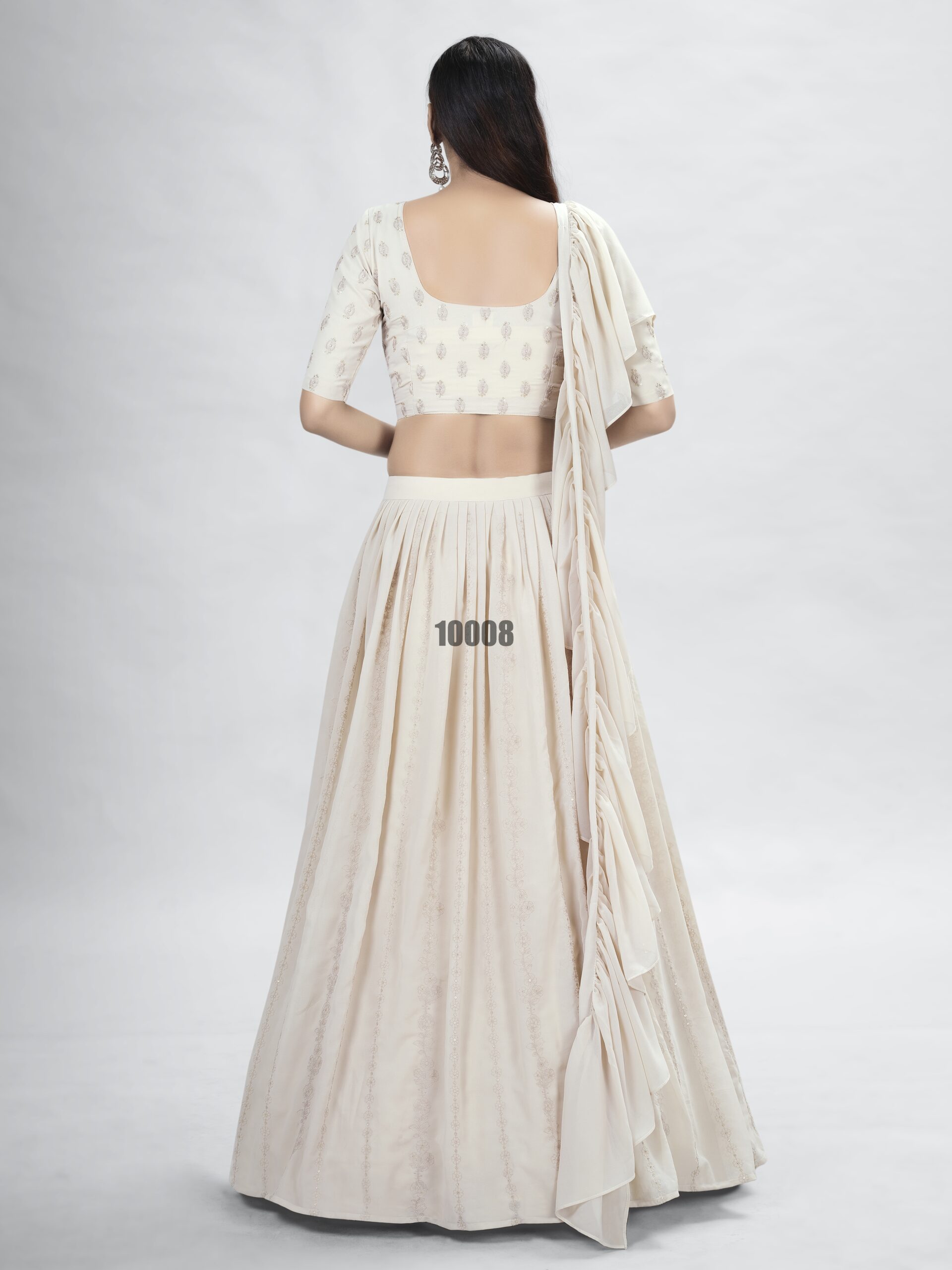 Presenting Stitched Georgette Designer Partywear Lehenga Choli Collection