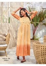 Readymade Fancy Silk With Zardosi Work Gown