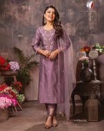 Anju Fabrics Presents Vastra Vol 2 Pure Viscose Stitched Kurtis Pent Dupatta Set