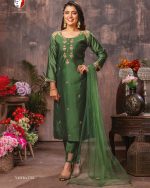 Anju Fabrics Presents Vastra Vol 2 Pure Viscose Stitched Kurtis Pent Dupatta Set