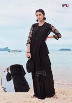 S4U Present Dazzling Drapes Georgette New And Modern Look Indo Western