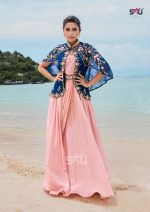 S4U Present Dazzling Drapes Georgette New And Modern Look Indo Western