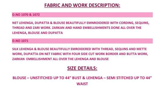 Alizeh Official Shades 1070 Series Bridal Lehenga Collection At Wholesale