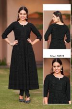 Rayon Schiffli Anarkali kurtis
