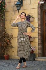 1love By S4u Gold Causual Wear Kurtis Series G-01 to G-07
